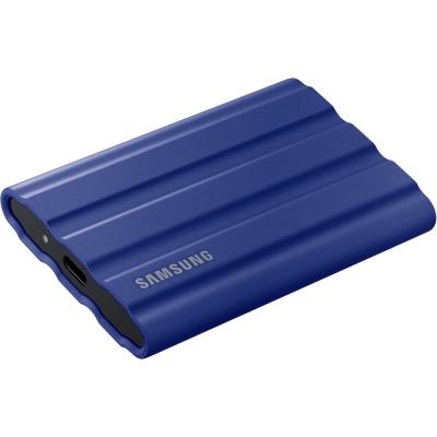 Внешний твердотельный накопитель SSD 1TB Samsung T7 Shield MUPE1T0R/AM, USB 3.2 Gen 2 Type-C, USB 3.0, IP65, Blue