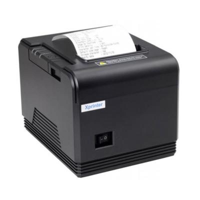 Xprinter XP-Q200 80mm direct thermal Receipt printer USB+LAN, Black, 300mm/s, EU plug