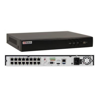 NVR HIWATCH DS-N316(D) (80mbps,16 IP,1ch/8MP,4ch 1080P,1HDD upto 6TB,GLAN,H.265)