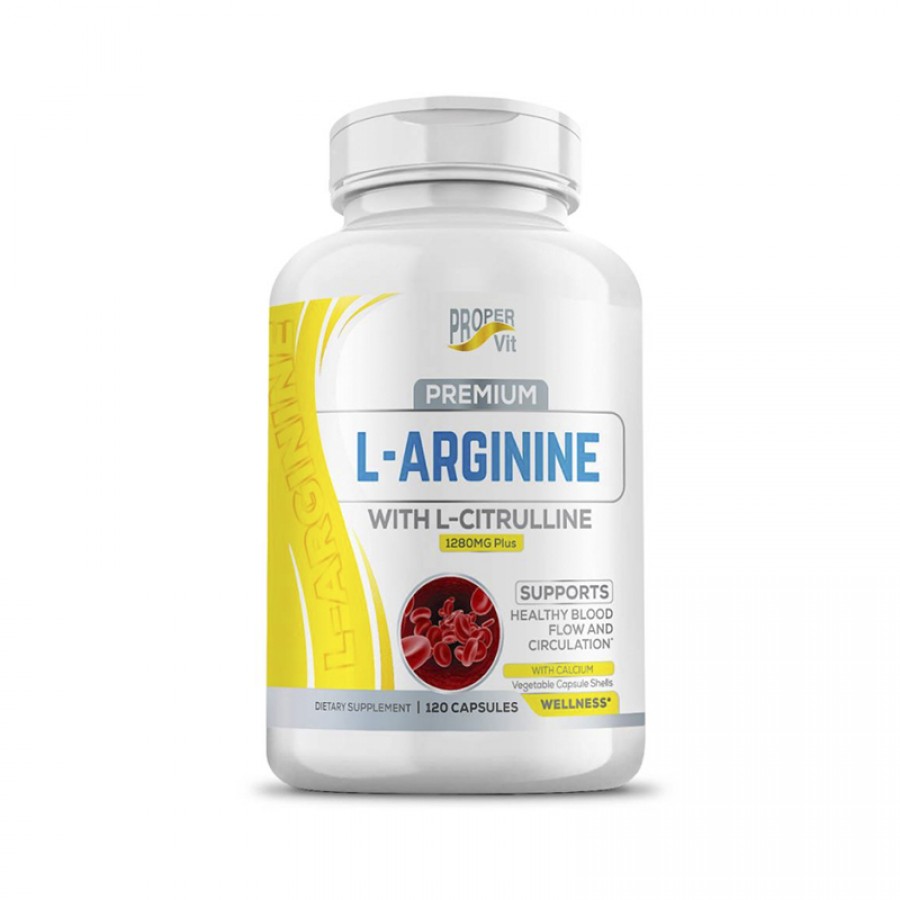 Proper Vit L-Arginine+L-Citrulline 1280mg (120 капс)