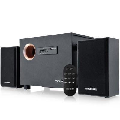 Microlab Subwoofer M-105R 2.1 10W (5W+2.5W*2) FM,USB,SD,REMOTE BLACK >40dB