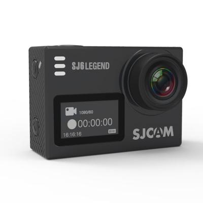 Экшн-камера, SJCAM, SJ6 LEGEND, 4K/30fps, 1080P/60fps, Panasonic MN34120PA 16 МП 166°, Wifi 10 м/ 2.4GHz, Gyro Anti-shake, Slow motion, Чипсет NTK 96660, 1000mAh, 2" сенсорный дисплей, Чёрный