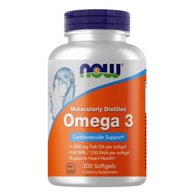 NOW - Omega 3 1000 mg (200 капс)