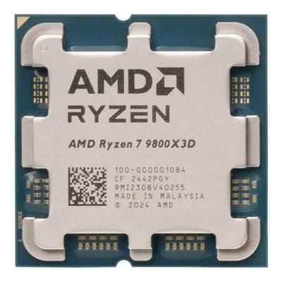 CPU AM5 AMD RYZEN 7 9800X3D 4.7-5.2GHz,96MB Cache L3, 8Cores + 16Threads,Tray, Granite Ridge