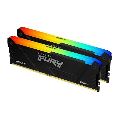 DDR4 32GB (2x16GB) PC-25600 (3200MHz) KINGSTON FURY BEAST RGB KF432C16BB12AK2/32