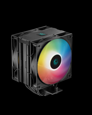CPU cooler DEEPCOOL AG400 DIG.+ ARGB LGA115*/1700/1200/AMD 2x120mm PWM fan,500-2100rpm,4HP