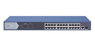 HUB Switch HIKVISION DS-3E0526P-E/M(B)(STD) 24x1000Mbps PoE,2x1000 SFP,PoE budget:225W Metal