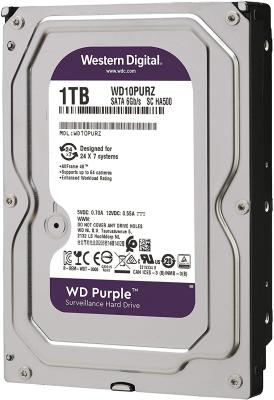 WD 1TB 5400rpm 64MB WD10PURZ PURPLE SURVEILLANCE SATA3