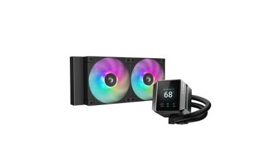 DEEPCOOL MYSTIQUE 240 ARGB 120*2 PWM ARGB FAN 2.8” 640x480 TFT LCD ARGB PUMP LGA20xx/1700/1200/115