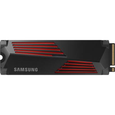 Твердотельный накопитель SSD 1TB Samsung 990 PRO with Heatsink MZ-V9P1T0CW, M.2 2280 PCIe 4.0 x4 NVMe 2.0, Read/Write up to 7450/6900MB/s, Box