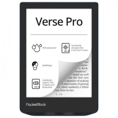 Электронная книга PocketBook PB634-A-CIS лазурный