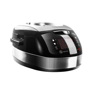 Мультиварка, Centek, CT-1472, Керамическое покрытие, 860Вт, 5.0л, LED, 21 программа, Черный/Сталь