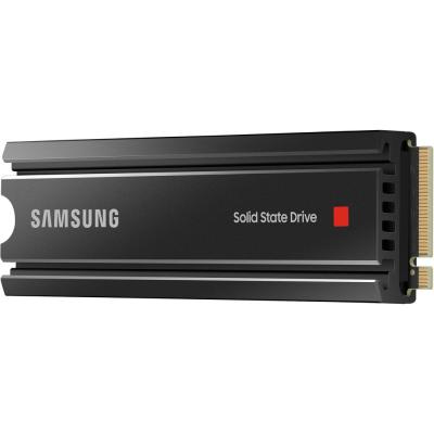 Твердотельный накопитель SSD 2TB Samsung 980 PRO with Heatsink MZ-V8P2T0CW M.2 2280 PCIe 4.0 x4 NVMe 1.3c, поддержка PlayStation 5, Box