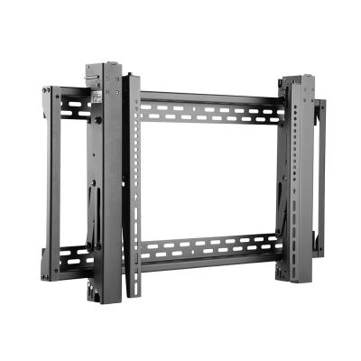 Кронштейн для видеостен, Brateck, LVW06-48T, Макс. нагрузка - 70 кг, Диагональ экрана 45"-80", Профиль 95-285 мм., Угол наклона -3°+3°, Угол поворота до -2°+4°, Уровень, Чёрный