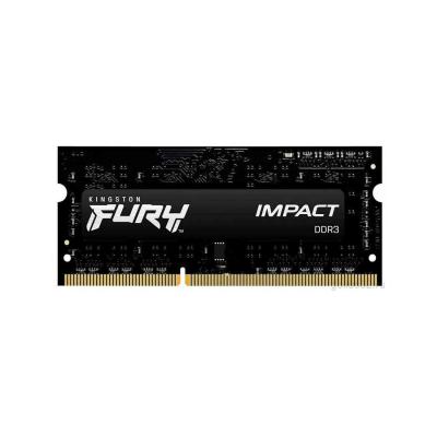 Модуль памяти, Kingston, Fury Impact KF318LS11IB/4, DDR3, 4GB, CL11, DIMM <PC3-15000/1866MHz>, черный