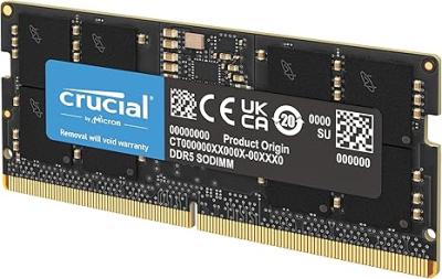 SODIMM DDR5 8GB PC5-44800 (5600MHz) 1.1V, CL46, CRUCIAL [CT8G56C46S5]