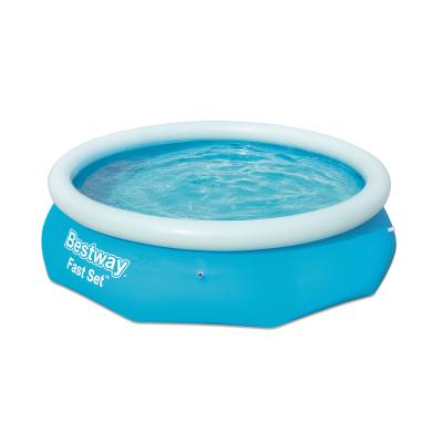 Семейный надувной бассейн Fast Set 305 х 76 см, BESTWAY, 57266, Винил, 3800 л., Голубой, Цветная коробка