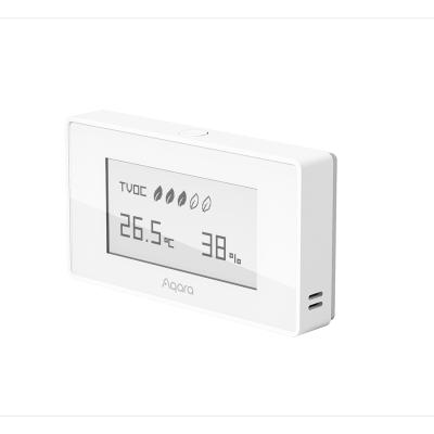 Монитор качества воздуха, Aqara, TVOC, AAQS-S01/AS029GLW02, Zigbee 3.0, 0°C ~ +50°C, TVOC: 0 ~ 25 мг/м3, Батарея CR2450  2, Белый