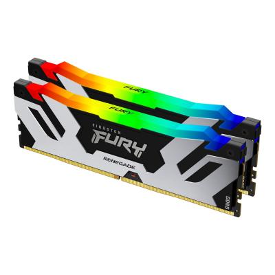 DDR5 32GB (2x16GB) PC-57600 (7200MHz) KINGSTON FURY RENEGADE RGB KF572C38RSAK2-32