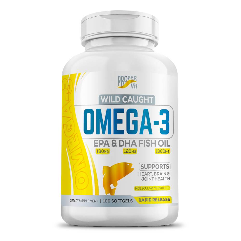 Proper Vit Omega 3 Fish oil 1000mg EPA 180mg DHA 120mg (200 капс)