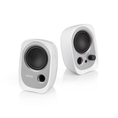 Колонки, Edifier, R12U, 2.0, 4Вт (2Вт*2), USB (питание), AUX, 78 х 81 х 119мм, Пластик, Белый