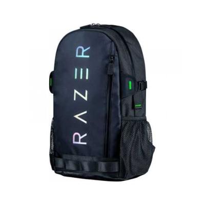 Рюкзак для геймера, Razer, Rogue 13 Backpack V3 - Chromatic, RC81-03630116-0000, износостойкий и водостойкий, для ноутбуков с диагональю до 13,3 дюйма, Мягкий TPU материал с защитой от царапин, Специальное отделение для ноутбука, Хроматическая надпис
