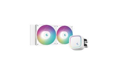 Liquid Cooler DeepCool LS520 SE DIGITAL WH 2x120mm Fan A-RGB LED LGA1700/1200/115X AMD AM4/AM5