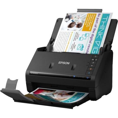 Протяжной сканер документов Epson WorkForce ES-580W Wireless (CIS, A4 Color, 600dpi, 35ppm, 70ipm, DADF-100 page, duplex, 30-bit input/ 24-bit output, Wi-Fi, NFC, USB3.0, Black)