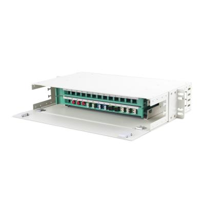 Оптический кросс, А-Оптик, AO-9001, 19" (2U), 12/24 Порта, Simplex, SC/FC/LC, Неукомплектованный, Серый Оптический кросс, А-Оптик, AO-9001, 19" (2U), 12/24 Порта, Simplex, SC/FC/LC, Неукомплектованный, Серый