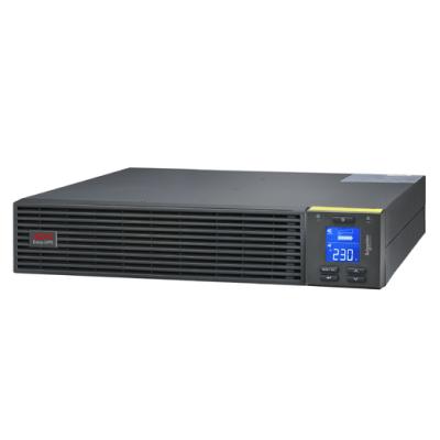 Источник бесперебойного питания APC Easy UPS SRV3KRIRK, Комплект: SRV3KRI-1шт, SRVRK1-1шт, Онлайн, Мощность 3000ВА/2400Вт, Стоечный 2U, 230В, Вых: 6x IEC C13 + 1x IEC C19, Intelligent Card Slot, LCD, W/ Rail Kit, APCRBCV202, Чёрный