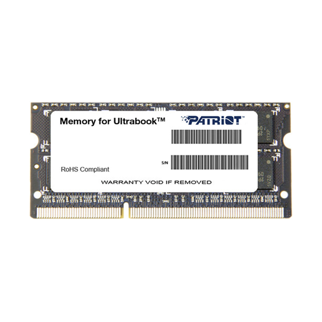 Модуль памяти для ноутбука, Patriot, SL PSD38G1600L2S DDR3, 8GB, SO-DIMM <PC3-12800/1600MHz>