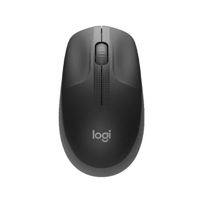 Мышь Logitech M190 Full-Size, 3 Buttons, 1000dpi, беспроводная, Grey
