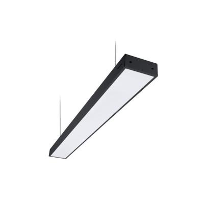 Линейный подвесной светильник, Philips, RC095V-LED30S865-PSU-W12L120-BK-GM-G2, Мощность 34Вт. Световой поток 3000Лм, Температура 6500, Холодный, Индекс цветопередачи CRI80, Интегрированный нерегулируемый драйвер, Ширина 12мм, Длина 1200мм, Цвет черны