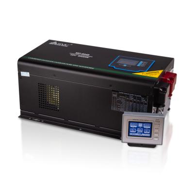 Инвертор, SVC, MP-6048, Мощность 6000ВА/6000Вт, Рабочее напряжение: 160-265B, Вход 48В/220В, Выходное напряжение 160-265В, Чистая синусоида, Зарядный ток 45 А, Время переключения режимов 4-6 мс, Кулер 9 см, Клеммное подключение, Чёрный