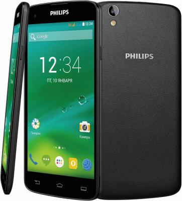 Смартфон Philips Xenium i908 Black (5.0" IPS (1920x1080), Octa-Core (1.7Ghz), 2GB, 16GB, Wi-Fi, Dual SIM, BT, Front 2Mp, Rear 13Mp, Android 4.4)