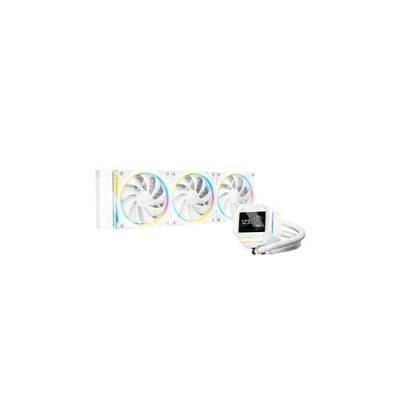 DEEPCOOL LM360 WH WHITE ARGB 120*3 FL12 SE FAN, 2.4" IPS DISPLAY, LGA20xx/1700/1200/115*/AMD