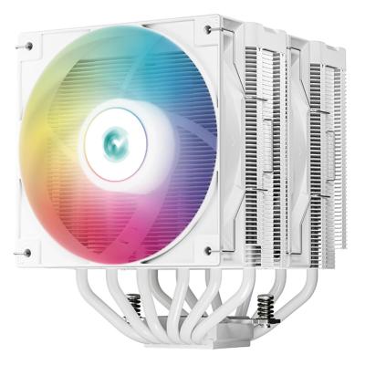 CPU cooler DEEPCOOL AG620 V2 WH ARGB LGA115*/1700/1200/20*/AMD 2x120mm 300-1950rpm,6HP