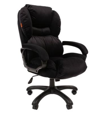 Кресло Chairman Home 434 ткань Т-10 бежевое (черный пластик)