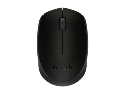 Мышь Logitech M170 Wireless Mouse Black беспроводная, оптическая, USB, 1000 DPI, размеры (ДхШхВ) 97.7х61.5х35.2 мм, Черный