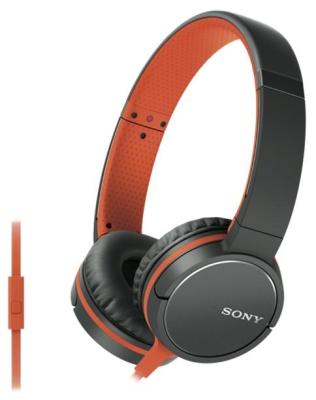 Накладные наушники Sony MDR-ZX660AP оранжевый цвет