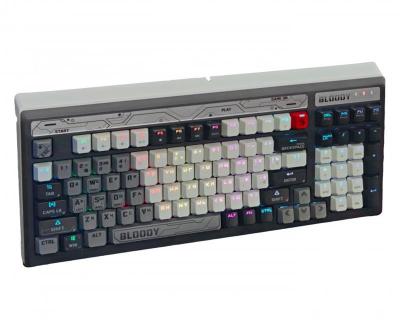 A4TECH BLOODY B950 LK LIBRA RGB GAMING WARRIOR BLUE ORANGE SWITCH KEYBOARD USB US+RUSSIAN