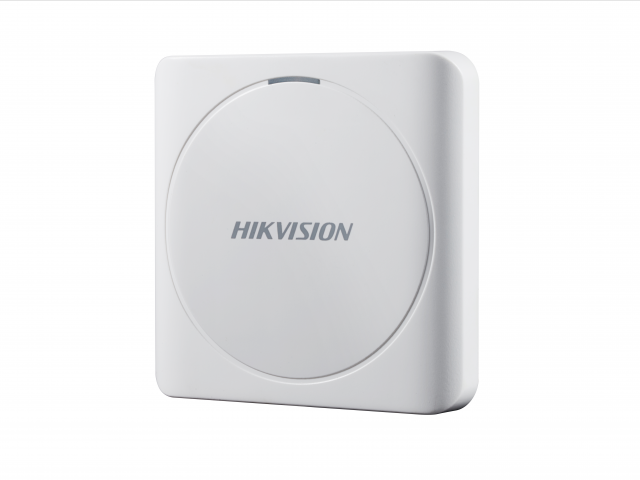 Считыватель HIKVISION DS-K1801M(STD) Mifare,пластик, IP65, белый