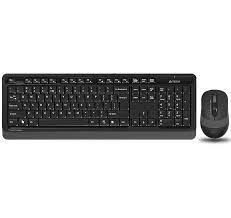 A4TECH FSTYLER FG1010 (FG10+FGK10) MULTIMEDIA SLEEK COMFORT KEYBOARD + MOUSE COMBO SET WIRELESS BLA