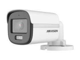 HD-TVI camera HIKVISION DS-2CE10KF0T-FS(2.8mm) цилиндр,уличн 5MP,LED 20M ColorVu,MIC,METAL