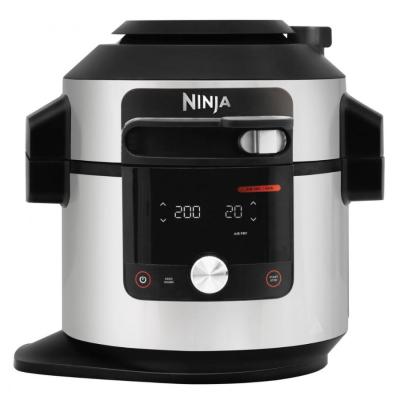Мультипечь 11в1 NINJA Foodi SmartLid OL550 стальной/черный