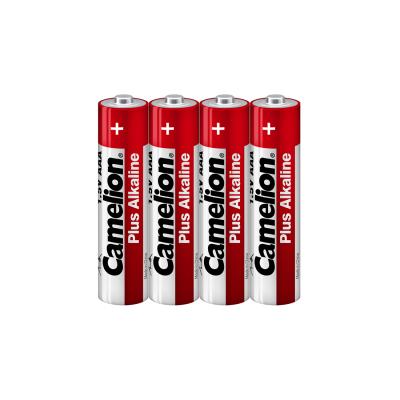 Батарейка, CAMELION, LR03-SP4, Plus Alkaline, AAA, 1.5V, 1150 mAh, 4 шт в плёнке