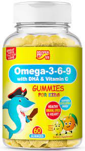 Proper Vit for Kids Omega 3-6-9 + DHA with Vitamin C 60 жевательных капс.