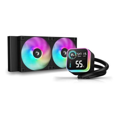 DEEPCOOL LQ240 ARGB 120*2 FAN, LED DIGITAL DISPLAY, LGA20xx/1700/1200/115*/AMD