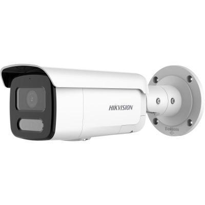 IP camera HIKVISION DS-2CD2T47G2H-LISU/SL(2.8mm) цилин,улич 4MP,IR/LED 60M ColorVu,MIC/SP,MicroSD