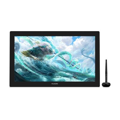 Графический планшет/монитор, Huion, Kamvas Pro 24 (4K) GT2401, 24", Разрешение 3840х2160, Яркость 220cd/m2, Матрица IPS, 5080 lpi, Чувствительность к нажатию 8192, Интерфейс HDMI, DP, GA, Рабочая область 527*296 мм., Чёрный